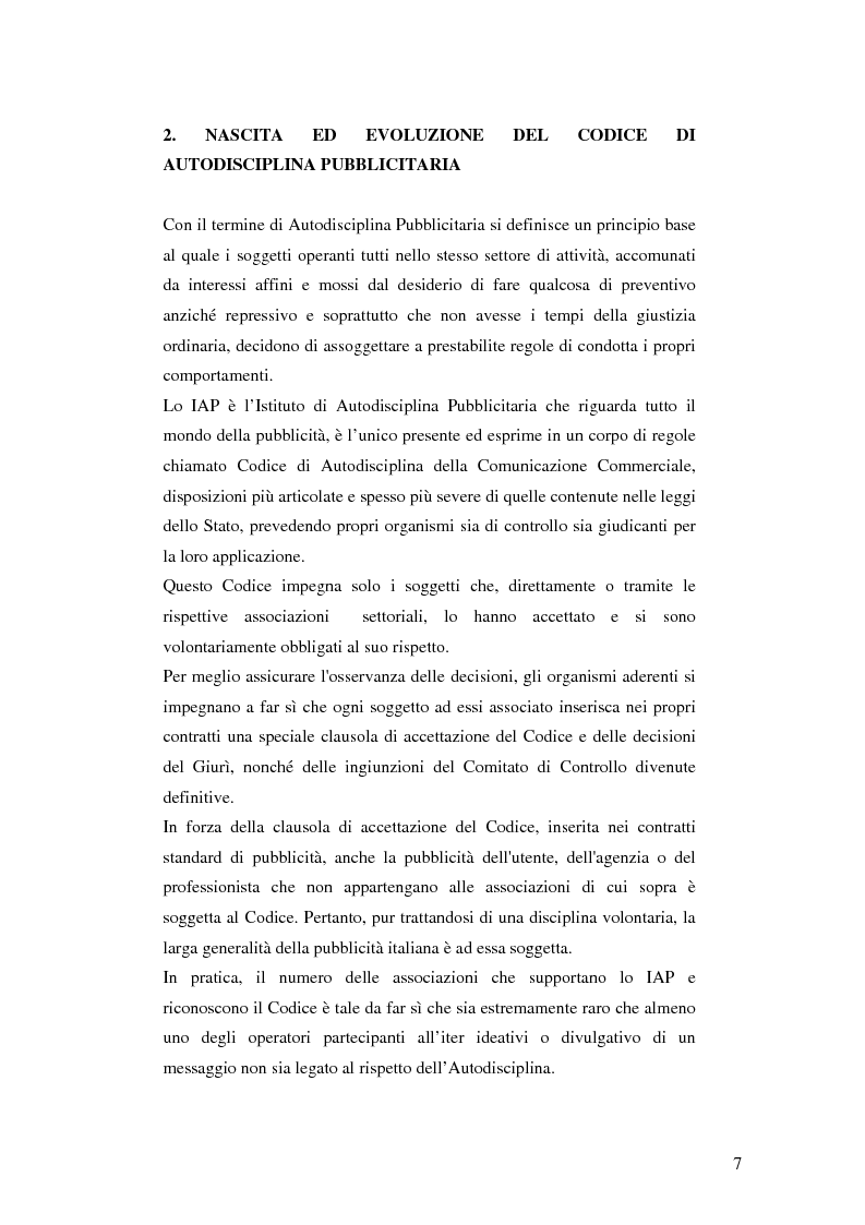 Anteprima della tesi: Codice della comunicazione commerciale, Pagina 5