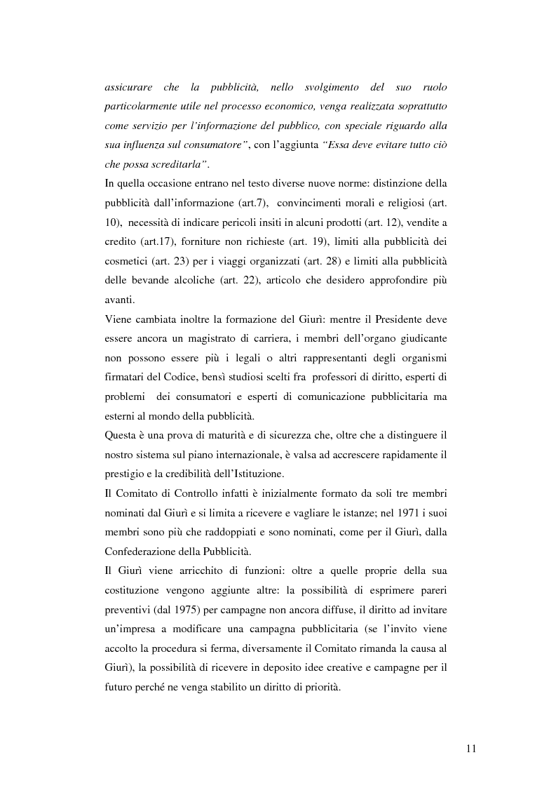 Anteprima della tesi: Codice della comunicazione commerciale, Pagina 9
