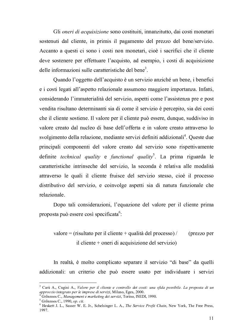 Anteprima della tesi: La multicanalità in un'azienda di telecomunicazioni come strumento di CRM, Pagina 7