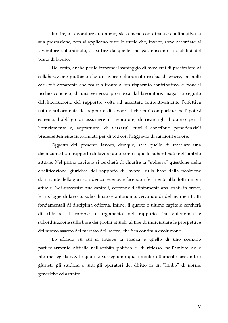 Anteprima della tesi: Autonomia e subordinazione nell'esperienza recente, Pagina 4