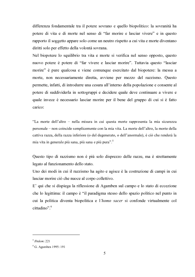 Anteprima della tesi: Emergenza, cittadinanza, esclusione. Un'analisi antropologica della gestione politica dei campi nomadi., Pagina 4