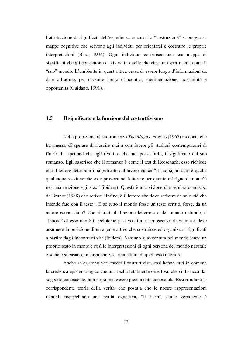 Anteprima della tesi: Un confronto tra l'approccio narrativo in psicologia e nella Teologia Fondamentale, Pagina 15