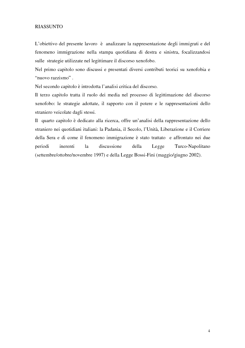 Anteprima della tesi: La rappresentazione dello straniero nella stampa quotidiana, Pagina 2