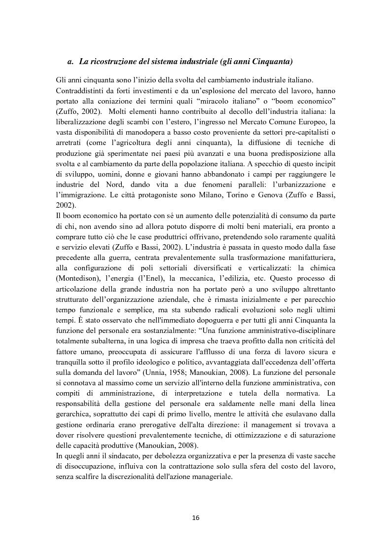 Anteprima della tesi: Criteri di scelta nel processo di selezione del personale: un'analisi empirica, Pagina 10