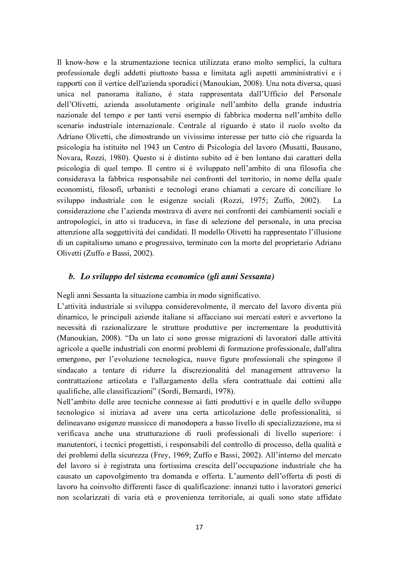 Anteprima della tesi: Criteri di scelta nel processo di selezione del personale: un'analisi empirica, Pagina 11
