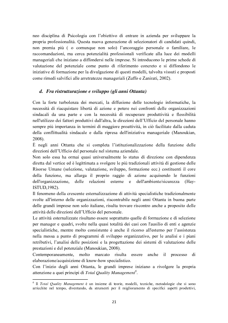 Anteprima della tesi: Criteri di scelta nel processo di selezione del personale: un'analisi empirica, Pagina 15