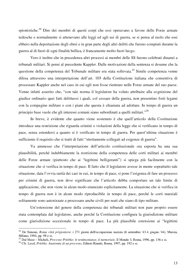 Anteprima della tesi: Crimini internazionali e rilevanza dell'ordine superiore, Pagina 11