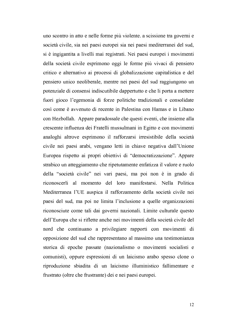 Anteprima della tesi: L'Ue tra allargamento e politiche euromediterranee, Pagina 8