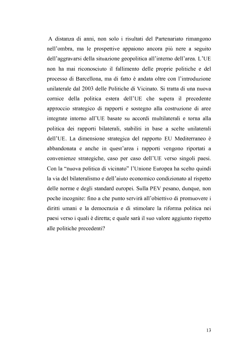 Anteprima della tesi: L'Ue tra allargamento e politiche euromediterranee, Pagina 9