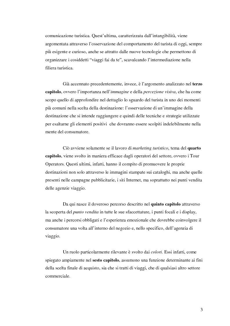 Anteprima della tesi: La comunicazione nel turismo: promozione e pubblicità degli operatori turistici, Pagina 3
