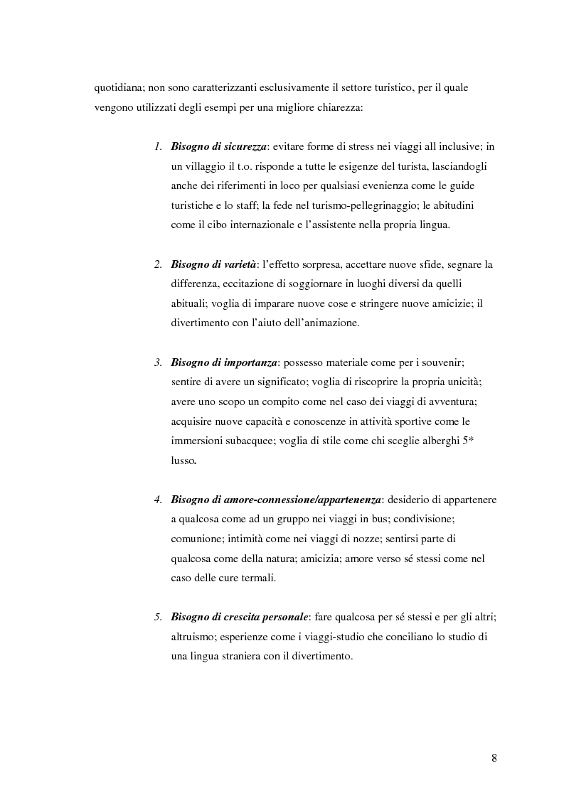 Anteprima della tesi: La comunicazione nel turismo: promozione e pubblicità degli operatori turistici, Pagina 8