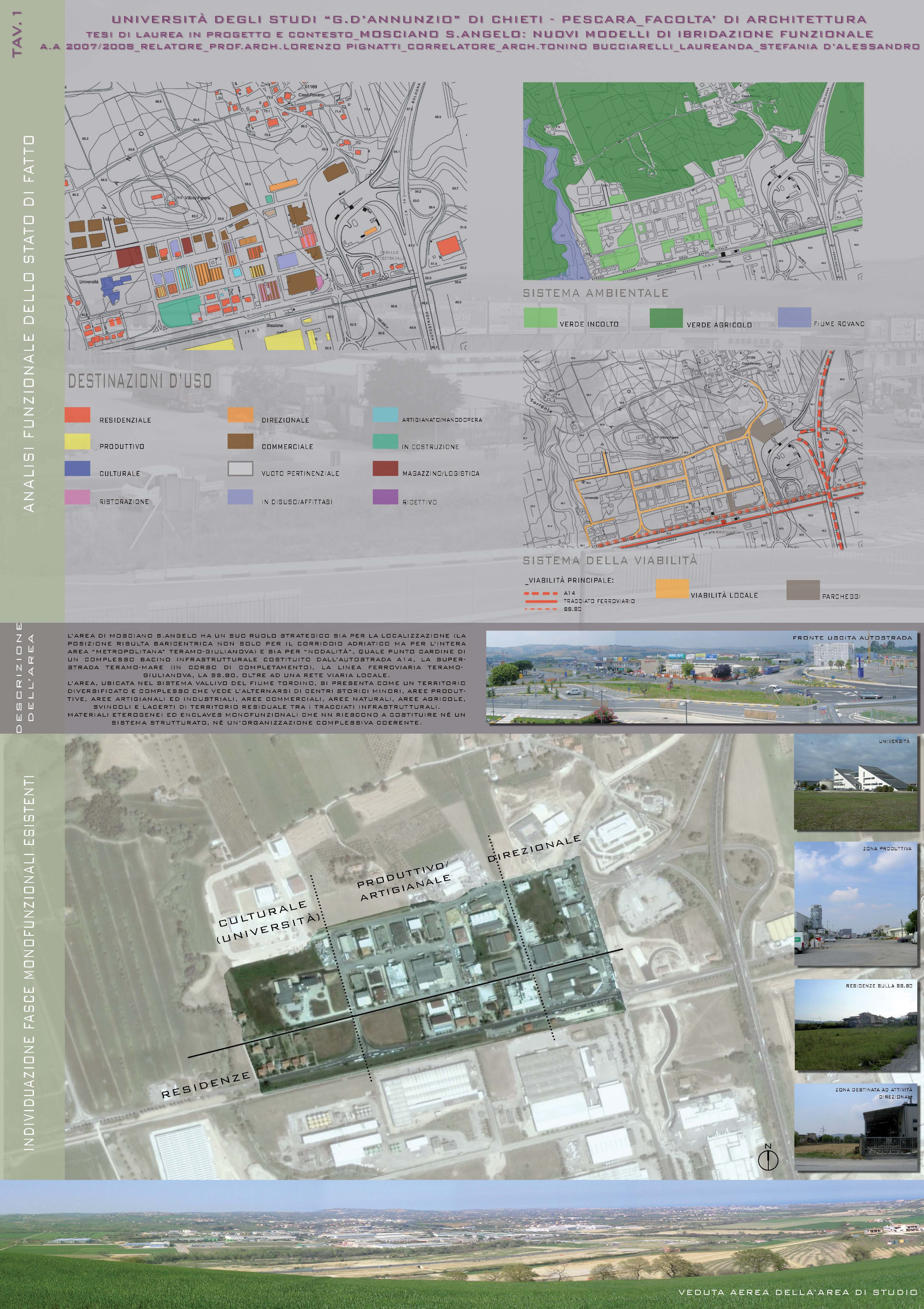 Anteprima della tesi: Area Industriale di Mosciano S. Angelo: nuovi modelli di ibridazione funzionale, Pagina 1