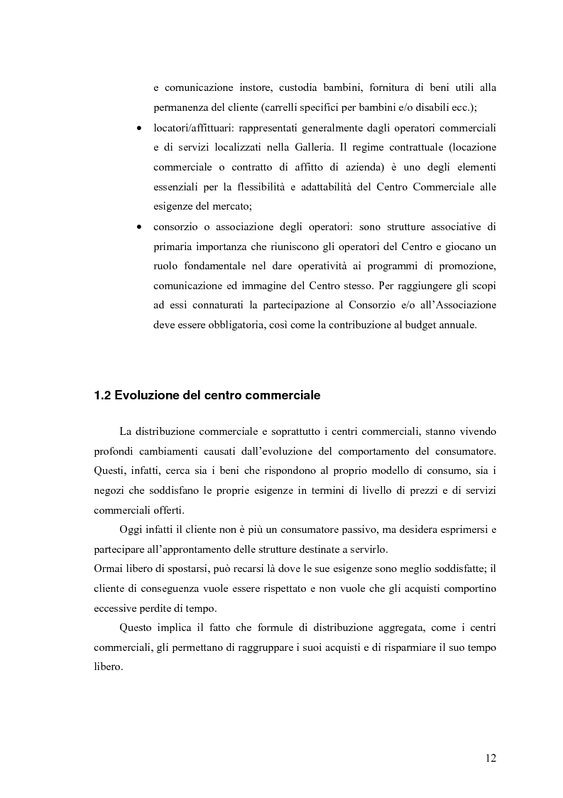 Anteprima della tesi: Le scelte di localizzazione dell’impresa commerciale: il caso del Centro Commerciale Mongolfiera di Molfetta (BA), Pagina 8