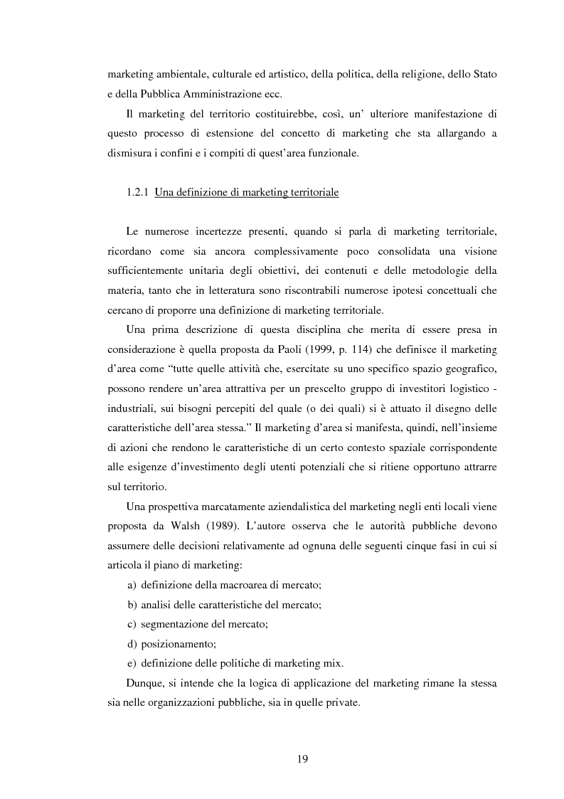 Anteprima della tesi: Marketing territoriale e sviluppo locale: la competitività della provincia dell'Aquila, Pagina 10