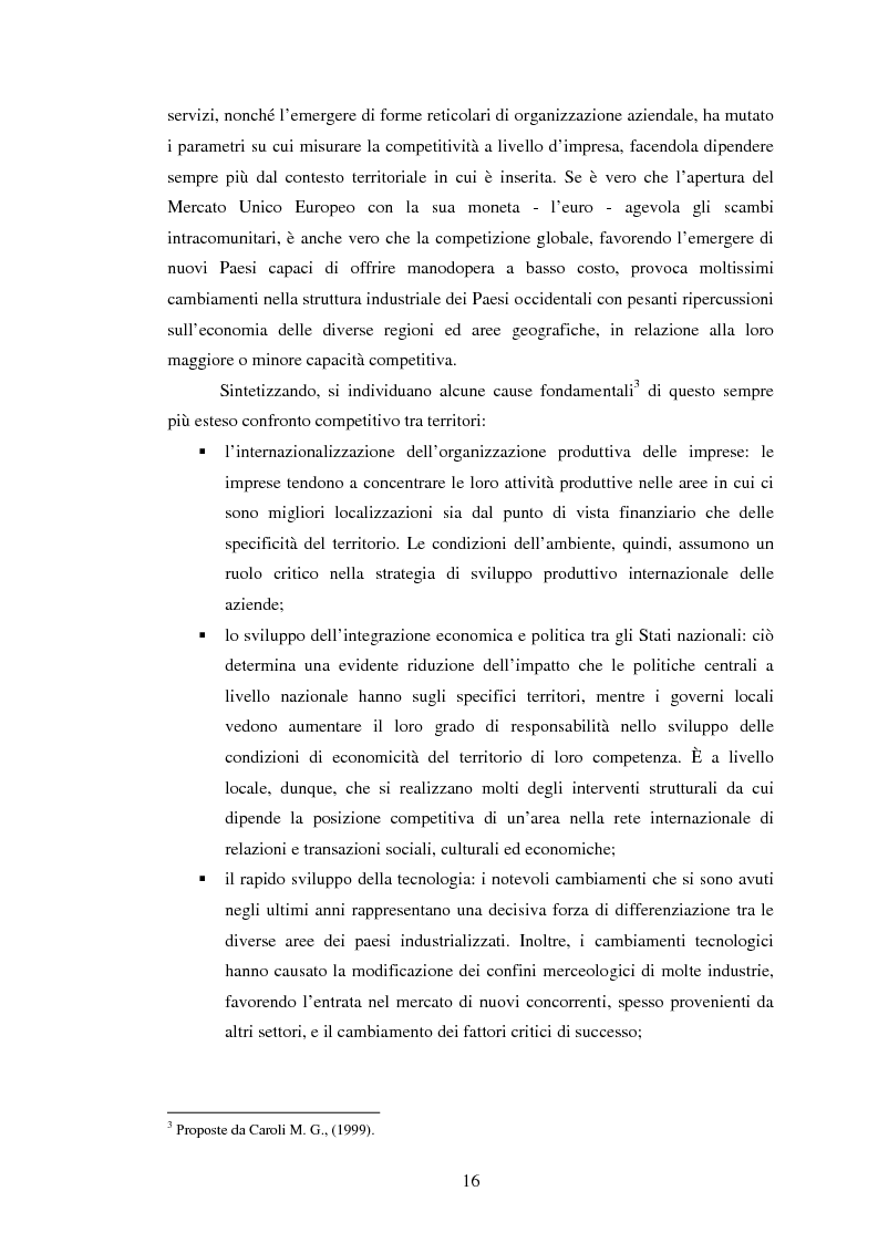 Anteprima della tesi: Marketing territoriale e sviluppo locale: la competitività della provincia dell'Aquila, Pagina 7