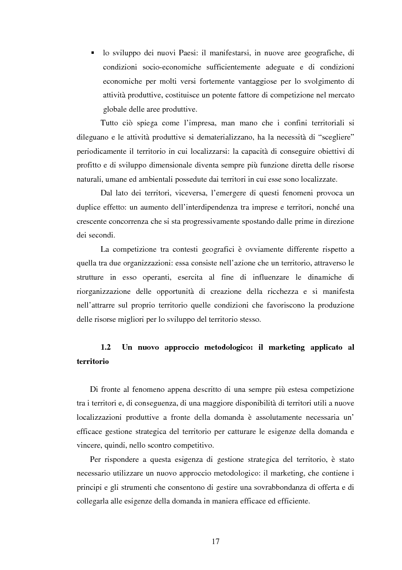 Anteprima della tesi: Marketing territoriale e sviluppo locale: la competitività della provincia dell'Aquila, Pagina 8