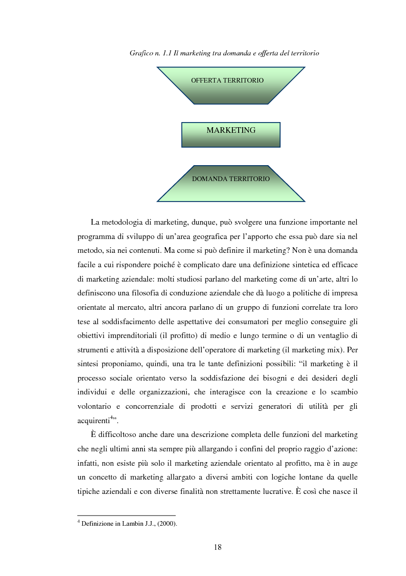 Anteprima della tesi: Marketing territoriale e sviluppo locale: la competitività della provincia dell'Aquila, Pagina 9