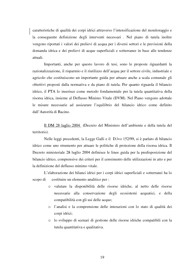 Anteprima della tesi: Bilancio della disponibilità di risorsa idrica nel comune di Albareto (PR), Pagina 14