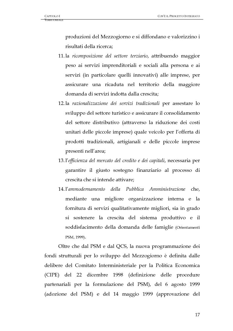 Anteprima della tesi: Progettazione integrata e sviluppo locale: il caso del PIT Locride, Pagina 10