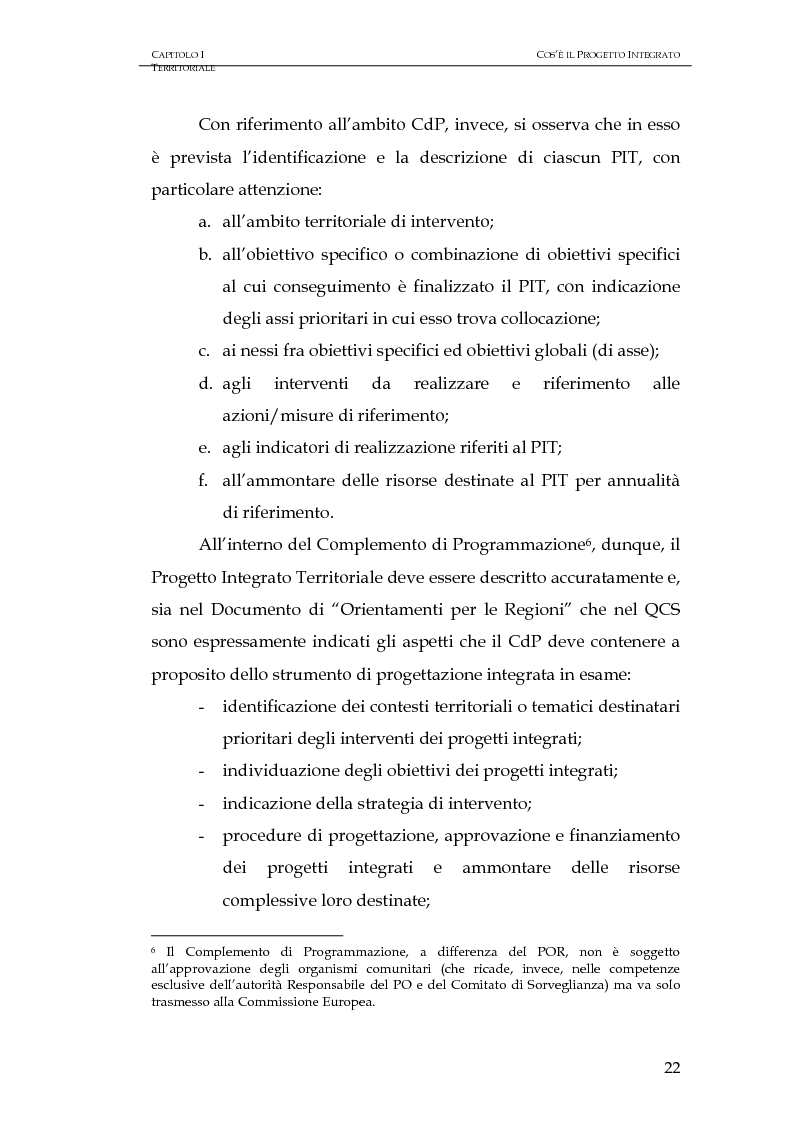 Anteprima della tesi: Progettazione integrata e sviluppo locale: il caso del PIT Locride, Pagina 15
