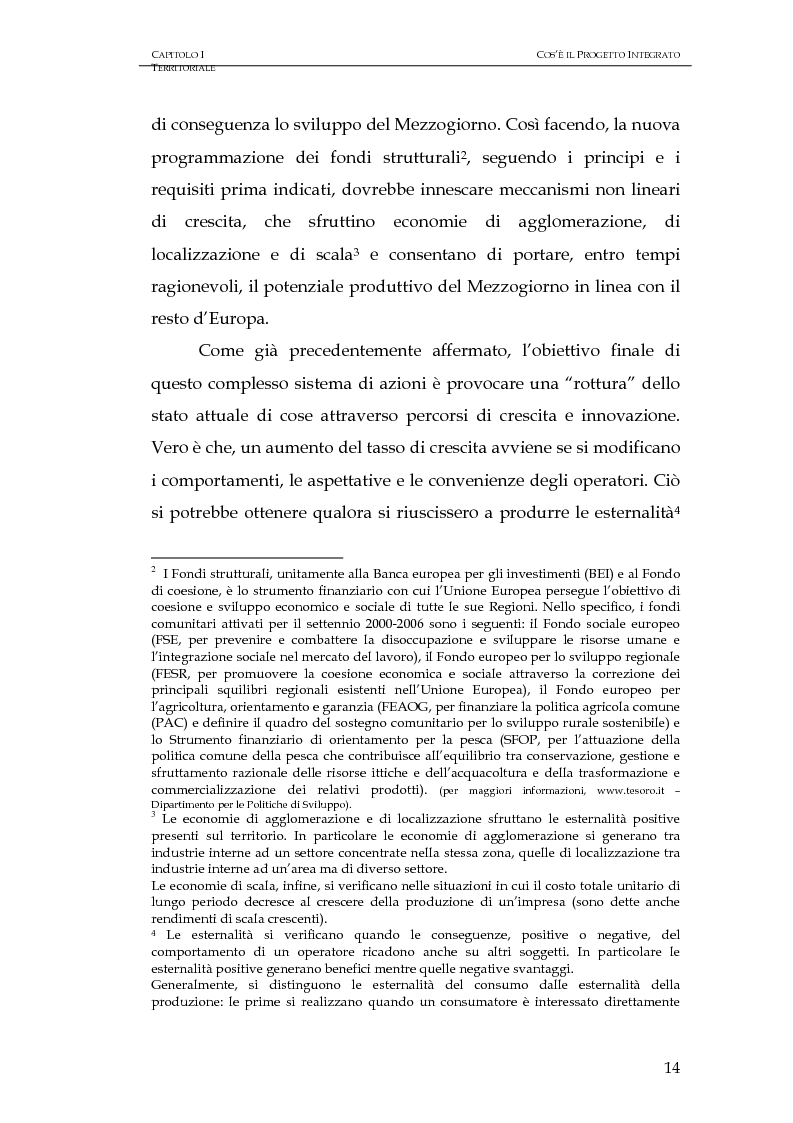 Anteprima della tesi: Progettazione integrata e sviluppo locale: il caso del PIT Locride, Pagina 7