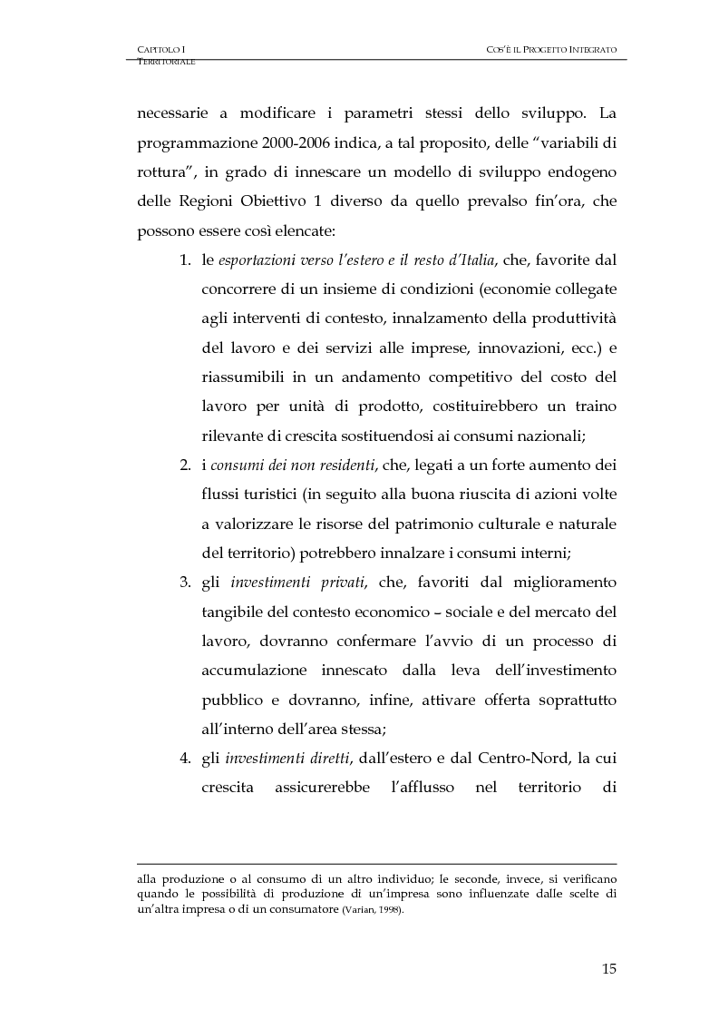 Anteprima della tesi: Progettazione integrata e sviluppo locale: il caso del PIT Locride, Pagina 8