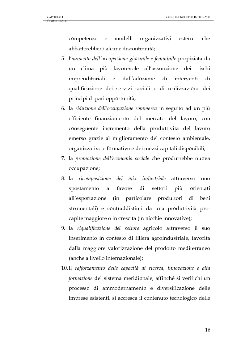 Anteprima della tesi: Progettazione integrata e sviluppo locale: il caso del PIT Locride, Pagina 9