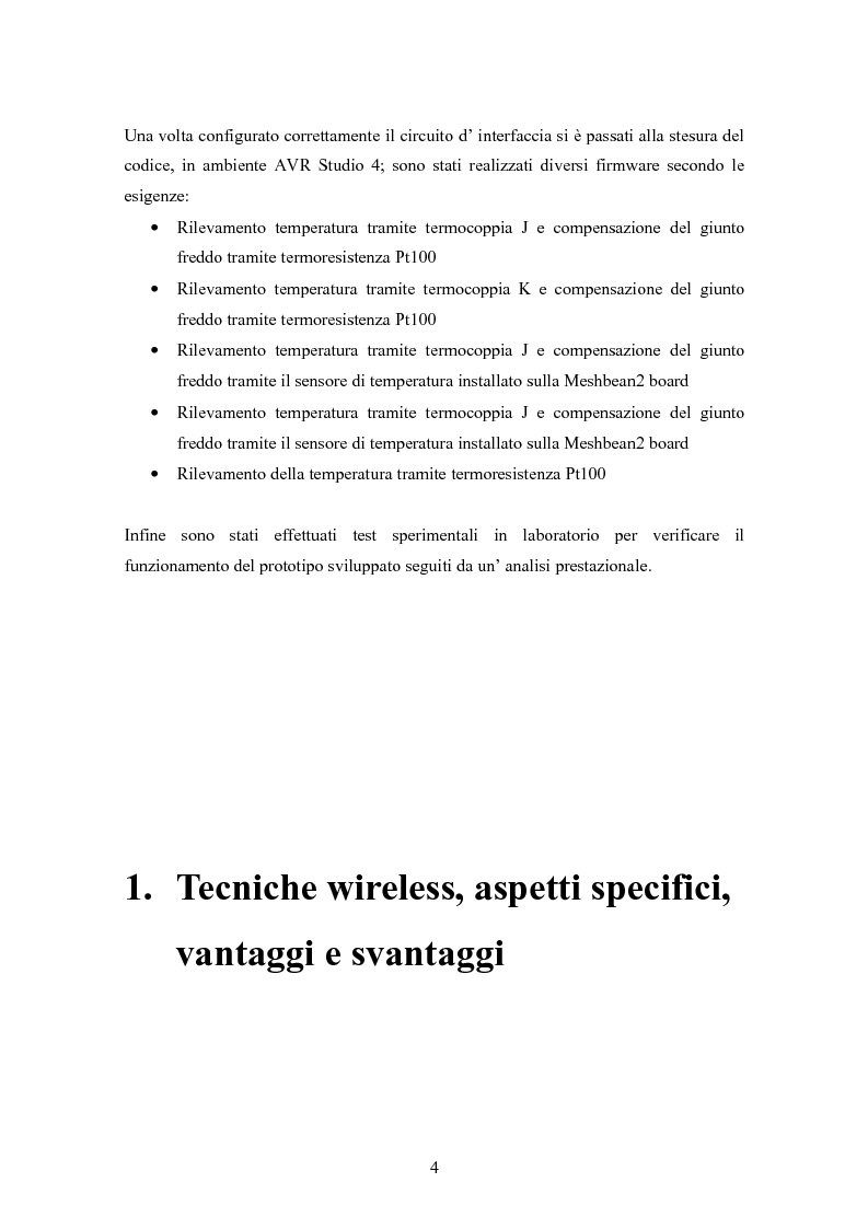 Anteprima della tesi: Interconnessione wireless di sensori per automazione industriale, Pagina 3