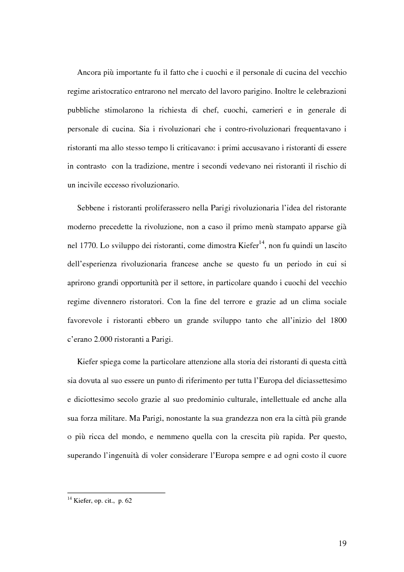 Anteprima della tesi: Il ristorante come sistema organizzativo, Pagina 11