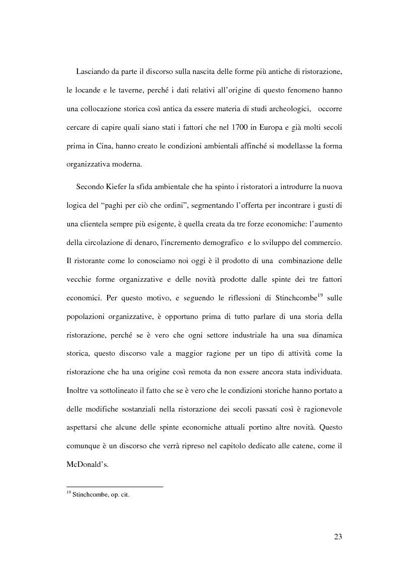 Anteprima della tesi: Il ristorante come sistema organizzativo, Pagina 15
