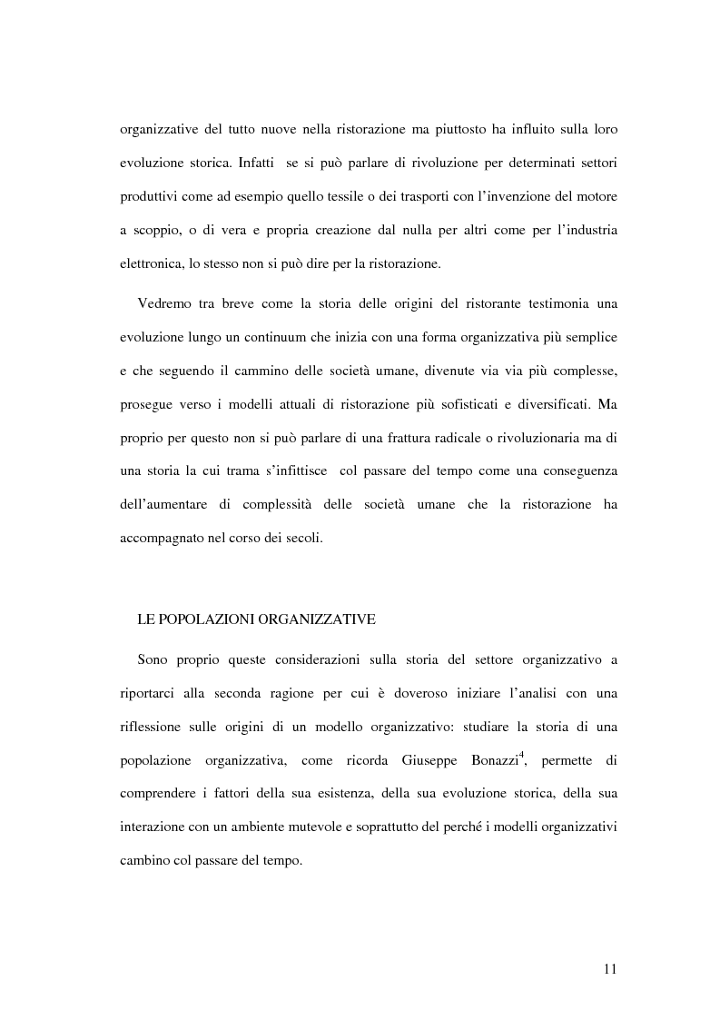 Anteprima della tesi: Il ristorante come sistema organizzativo, Pagina 3