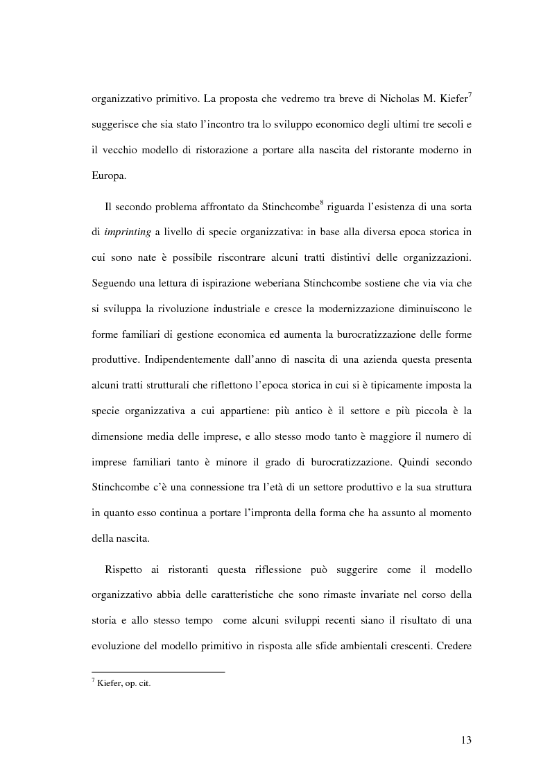 Anteprima della tesi: Il ristorante come sistema organizzativo, Pagina 5