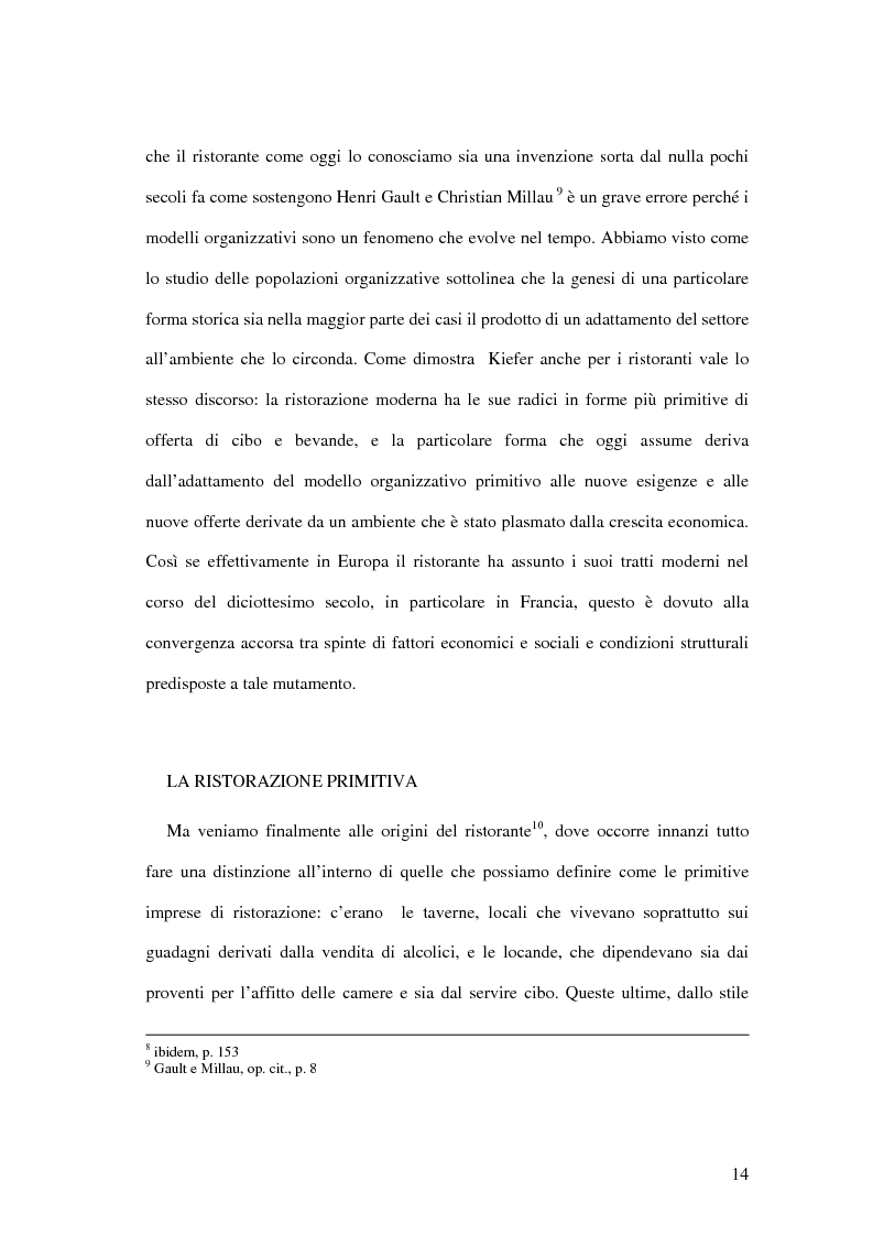 Anteprima della tesi: Il ristorante come sistema organizzativo, Pagina 6
