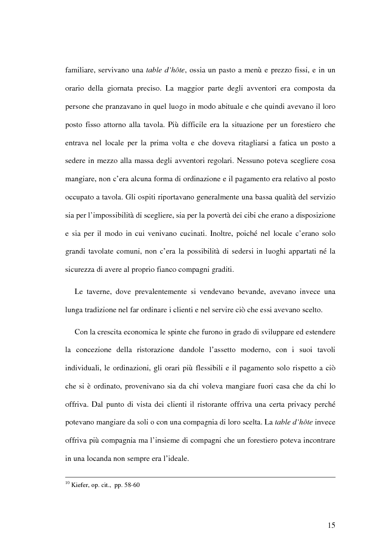 Anteprima della tesi: Il ristorante come sistema organizzativo, Pagina 7