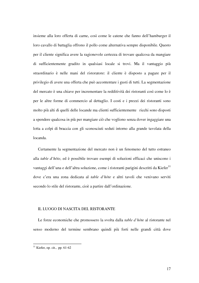 Anteprima della tesi: Il ristorante come sistema organizzativo, Pagina 9
