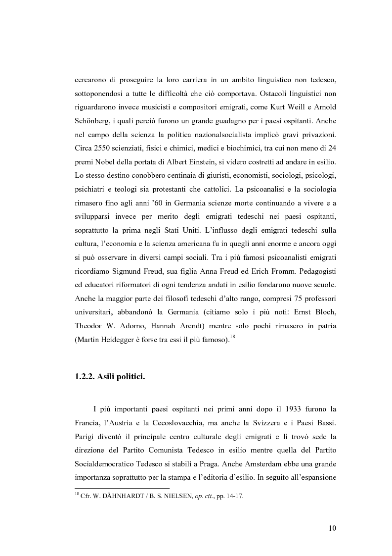 Anteprima della tesi: ''Alle grossen Gedichte haben den Wert von Dokumenten''. Le Svendborger Gedichte di Bertolt Brecht., Pagina 10