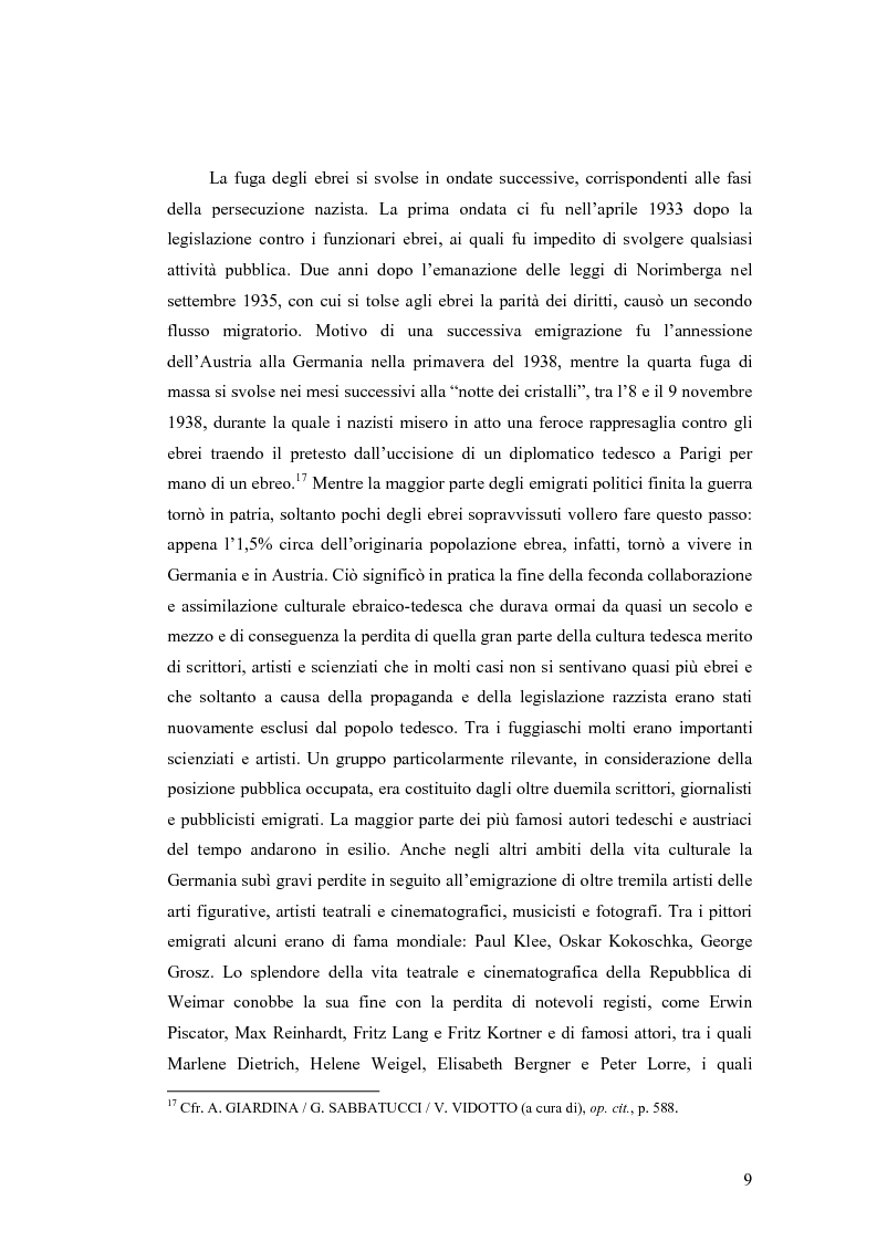 Anteprima della tesi: ''Alle grossen Gedichte haben den Wert von Dokumenten''. Le Svendborger Gedichte di Bertolt Brecht., Pagina 9