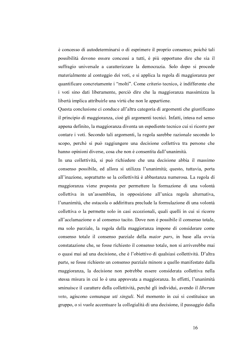 Anteprima della tesi: Teoria del voto ed istituzioni: analisi dei criteri di voto del trattato di Nizza e del trattato di Lisbona, Pagina 10