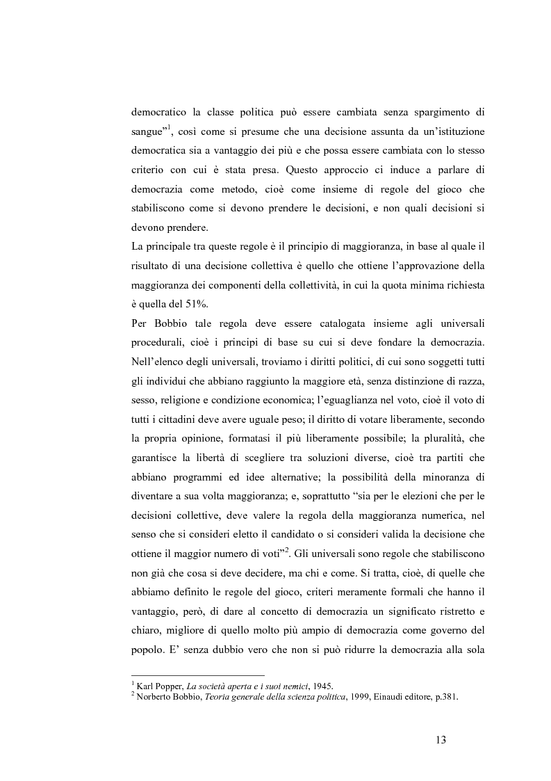 Anteprima della tesi: Teoria del voto ed istituzioni: analisi dei criteri di voto del trattato di Nizza e del trattato di Lisbona, Pagina 7