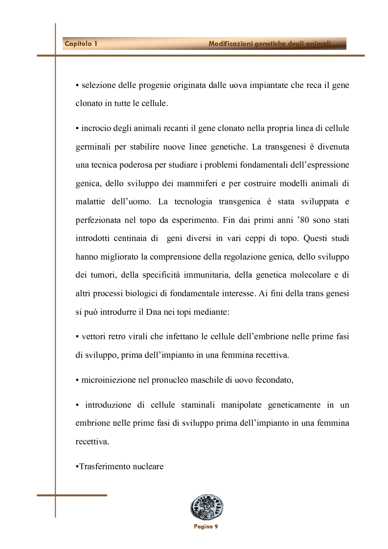 Anteprima della tesi: Applicazione dell'inattivazione genica nel campo della ricerca biomedica, Pagina 6