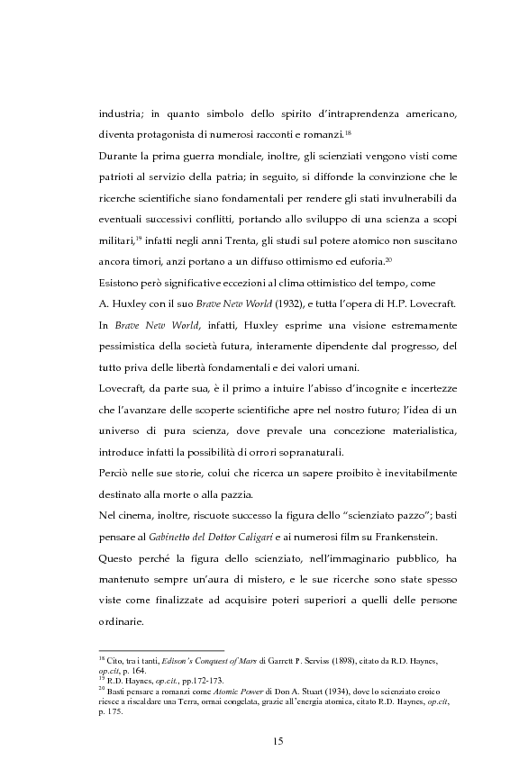 Anteprima della tesi: La figura dello scienziato stregone nella letteratura otto-novecentesca, Pagina 15