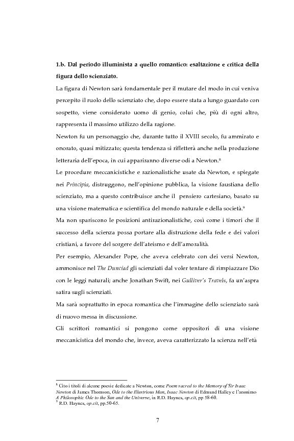 Anteprima della tesi: La figura dello scienziato stregone nella letteratura otto-novecentesca, Pagina 7