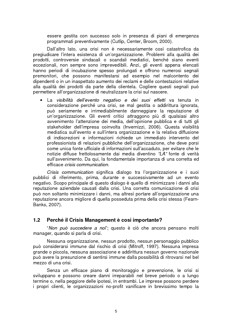 Anteprima della tesi: Il ruolo della fiducia nella gestione di crisi: il caso Mattel, Pagina 5