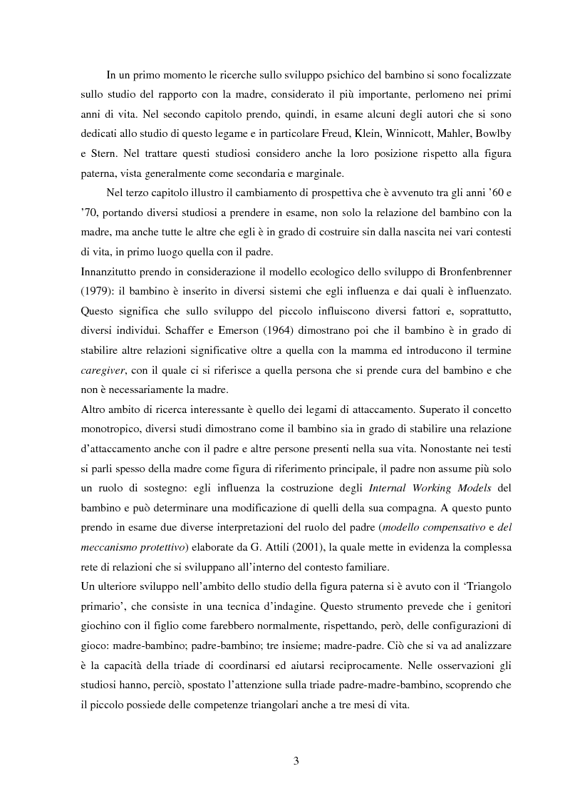 Anteprima della tesi: La figura paterna, Pagina 2