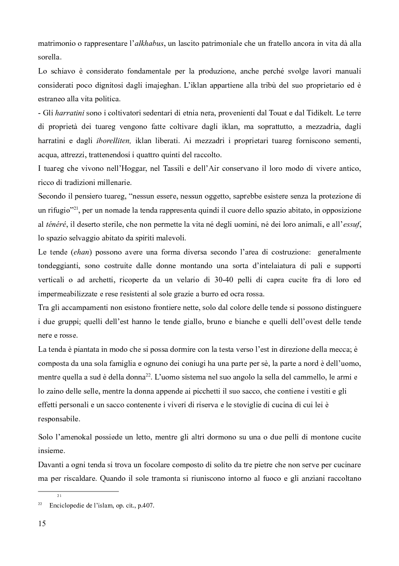 Anteprima della tesi: Tuareg: l'evoluzione storica di un popolo nomade, Pagina 10