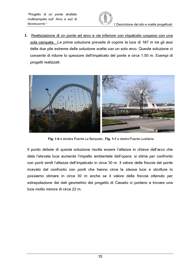 Anteprima della tesi: Progetto di un ponte strallato multicampata sull'Arno a nord di Montevarchi (AR), Pagina 9