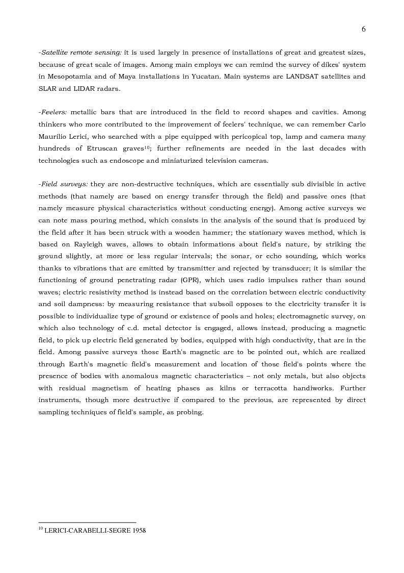 Anteprima della tesi: From Earth to Light, from Archaeological Site to Internet Website - Archaeology and Public between Excavation and Communication, Pagina 3