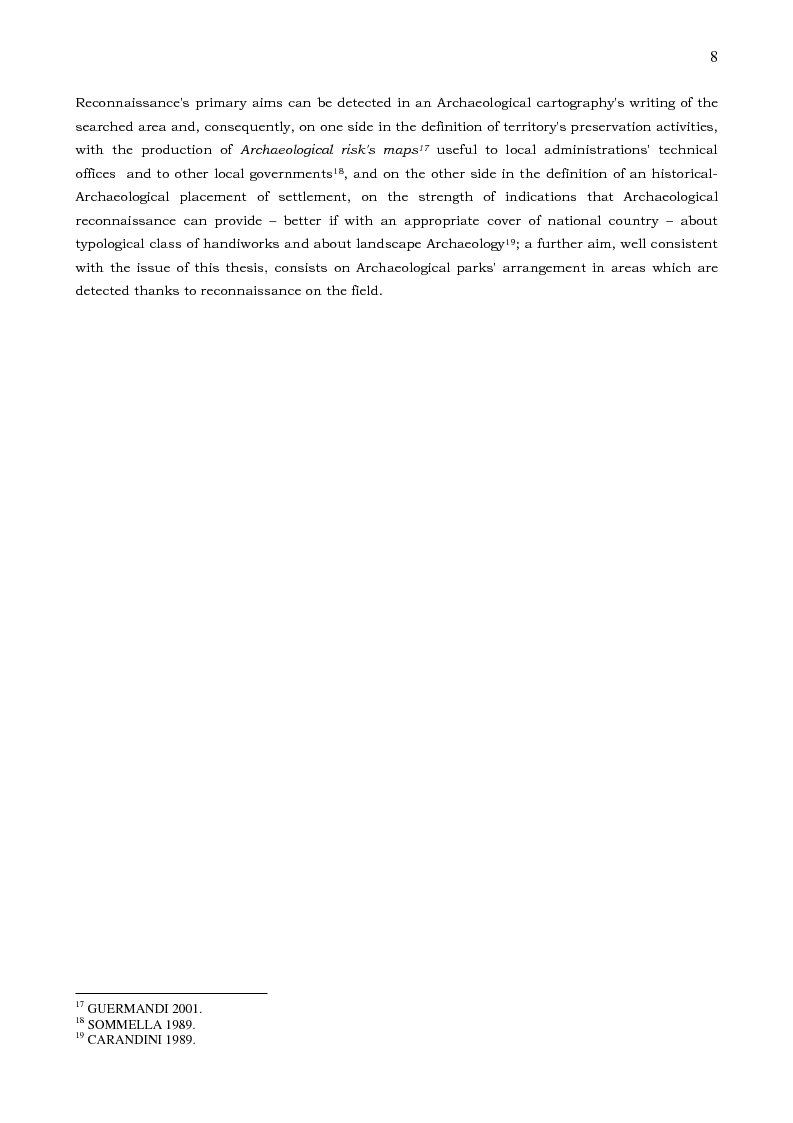 Anteprima della tesi: From Earth to Light, from Archaeological Site to Internet Website - Archaeology and Public between Excavation and Communication, Pagina 5