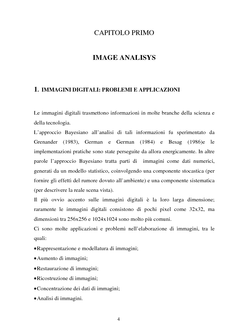 Anteprima della tesi: Rilassamento stocastico, distribuzioni di Gibbs e restauro bayesiano di immagini, Pagina 2