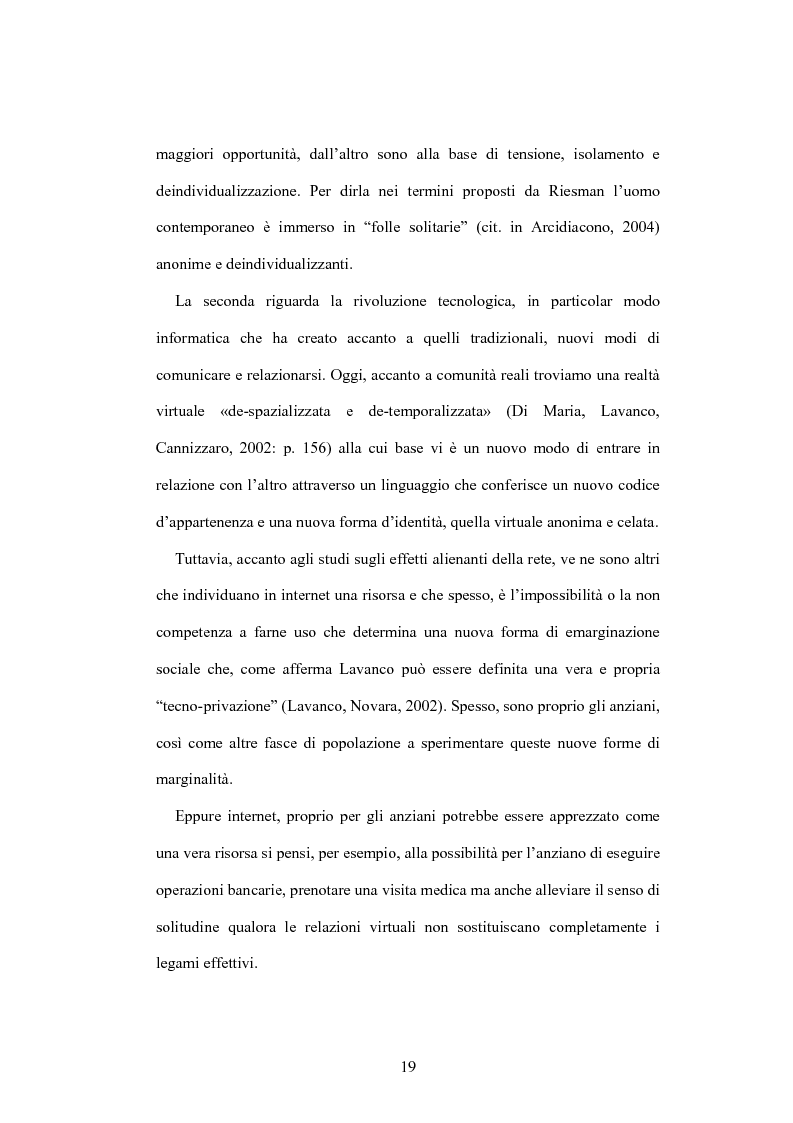 Anteprima della tesi: La psicologia dell'anziano: prospettive interrelazionali, Pagina 15